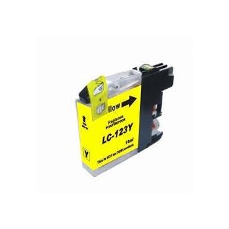 Cartouche compatible LC123Y Brother - jaune