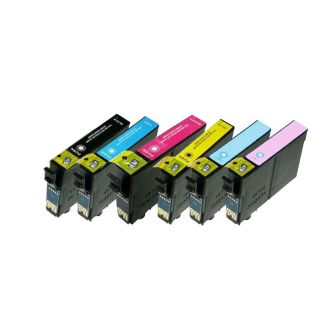 Cartouches compatible C13T24384011 / 24XL Epson - multipack 6 couleurs : noire, cyan, magenta, jaune