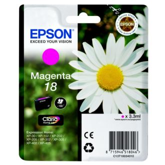 Cartouche d'origine C13T18034022 / 18 Epson - magenta