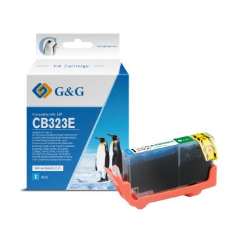 Cartouche compatible de première qualité CB323EE / 364XL HP - cyan