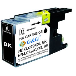 Cartouche compatible LC1280XLBK Brother - noire
