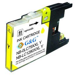 Cartouche compatible LC1280XLY Brother - jaune