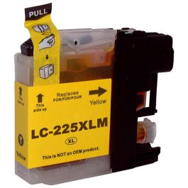 Cartouche compatible LC225XLY Brother - jaune