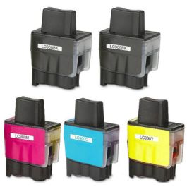 Cartouches compatible LC-900 VAL BPDR Brother - multipack 4 couleurs : noire, cyan, magenta, jaune