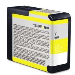 Cartouche compatible C13T580400 / T5804 Epson - jaune