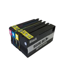 Cartouches compatible C2P43AE / 950XL/951XL HP - multipack 4 couleurs : noire, cyan, magenta, jaune