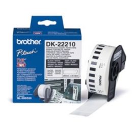 Ruban cassette d'origine DK22210 Brother - blanc