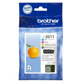 Cartouches d'origine LC3211VAL Brother - multipack 4 couleurs : noire, cyan, magenta, jaune