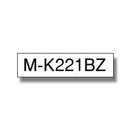 Ruban cassette d'origine MK221BZ Brother - noir, blanc
