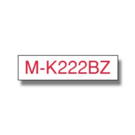Ruban cassette d'origine MK222BZ Brother - rouge, blanc