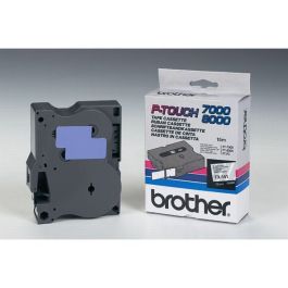 Ruban cassette d'origine TX141 Brother - noir, transparent