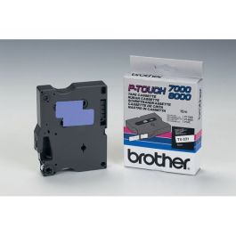 Ruban cassette d'origine TX221 Brother - noir, blanc