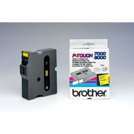 Ruban cassette d'origine TX651 Brother - noir, jaune