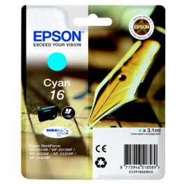 Cartouche d'origine C13T16224010 / 16 Epson - cyan
