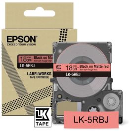 Ruban cassette d'origine C53S672072 / LK-5RBJ Epson - noir, rouge