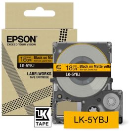 Ruban cassette d'origine C53S672075 / LK-5YBJ Epson - noir, jaune