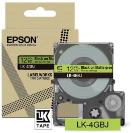 Ruban cassette d'origine C53S672077 / LK-4GBJ Epson - noir, vert