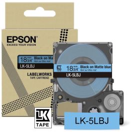 Ruban cassette d'origine C53S672081 / LK-5LBJ Epson - noir, bleu