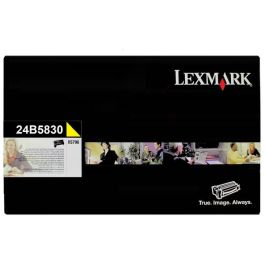Toner d'origine 24B5830 Lexmark - jaune