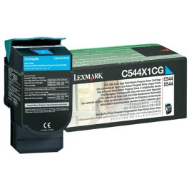 Toner d'origine C544X1CG Lexmark - cyan