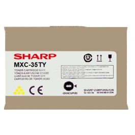 Toner d'origine MXC35TY Sharp - jaune