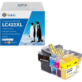 Cartouches compatible de première qualité LC422XLVAL Brother - multipack 4 couleurs : noire, cyan, magenta, jaune