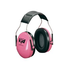 3M Peltor kid Casque anti-bruit H510, rose fluo / noir