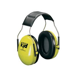 3M Peltor kid Casque anti-bruit H510, vert fluo / noir