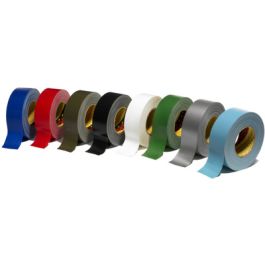 3M Premium Ruban adhésif toilé 389, 25 mm x 50 m, noir