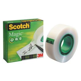3M Scotch Ruban adhésif Magic 810, 19 mm x 10 m, invisible