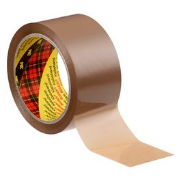 3M Scotch Ruban adhésif d'emballage 305, 50 mm x 66 m,marron x6