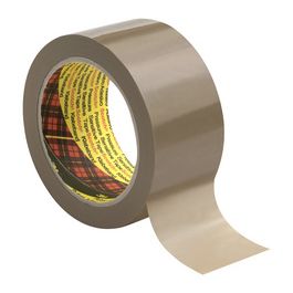 3M Scotch Ruban adhésif d'emballage 6890, 50mm x 66m, marron x6
