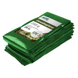 AGRIplus Bâche toile avec oeillets, 4 x 6 m, 250 g/m2, vert
