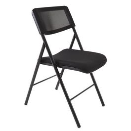 ALBA Chaise pliante DIVANO, noir x2