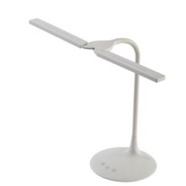 ALBA Lampe de bureau LED "LEDTWIN", rechargeable, blanc