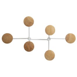 ALBA Portemanteau mural "SIX", blanc