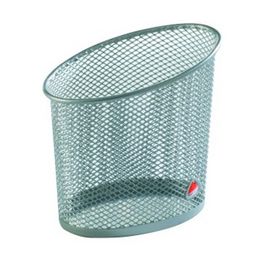 ALBA Pot à crayons "MESHCUP", en fil d'acier, gris