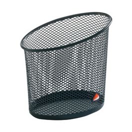 ALBA Pot à crayons "MESHCUP", en fil d'acier, noir