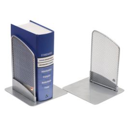 ALBA Serre-livre "MESHER", en fil d'acier, gris