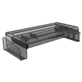 ALBA Support pour écran MESHUP N, fil métallique, noir