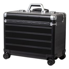 ALUMAXX Valise pour pilotes "PANDORA", aluminium, noir mat