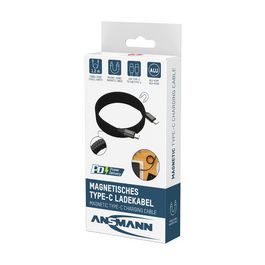 ANSMANN Câble magnétique charge et données, USB-C, 1,2 m