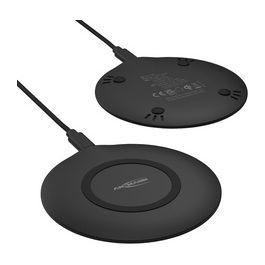 ANSMANN Chargeur à induction WiLine 15R, 15 watts, noir