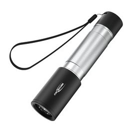 ANSMANN Lampe de poche LED, Daily Use 300B, argent/noir