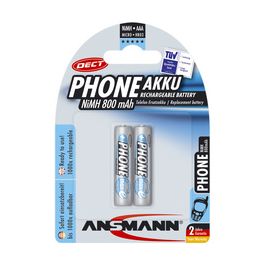 ANSMANN NiMH maxE DECT blue, Micro AAA, 800 mAh, blister 2