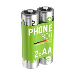 ANSMANN Pile Dect NiMH, Mignon AA, 1.800 mAh, blister de 2