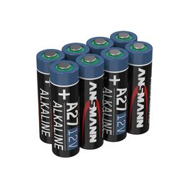 ANSMANN Pile alcaline A27/LR27, 12 V, en lot de 8