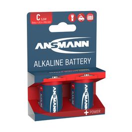 ANSMANN Pile alcaline "RED", Baby C LR14, blister de 2