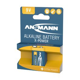 ANSMANN Pile alcaline "X-Power", E-bloc 9V