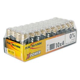 ANSMANN Pile alcaline "X-Power", Mignon AA, présentoir de 40